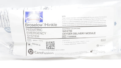 CareFusion 7700WAW Broselow/Hinkle Pediatric Emergency System White (x)